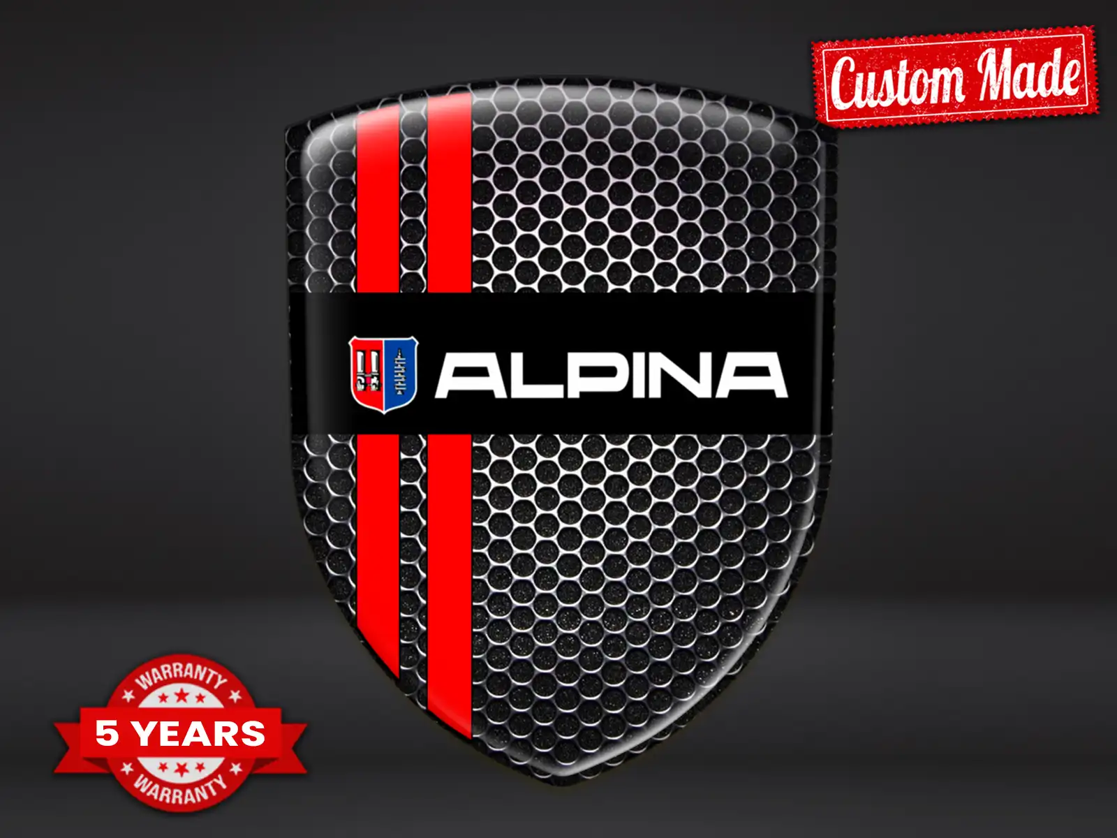 Alpina Heckscheibenaufkleber Tuning Stern Minimal